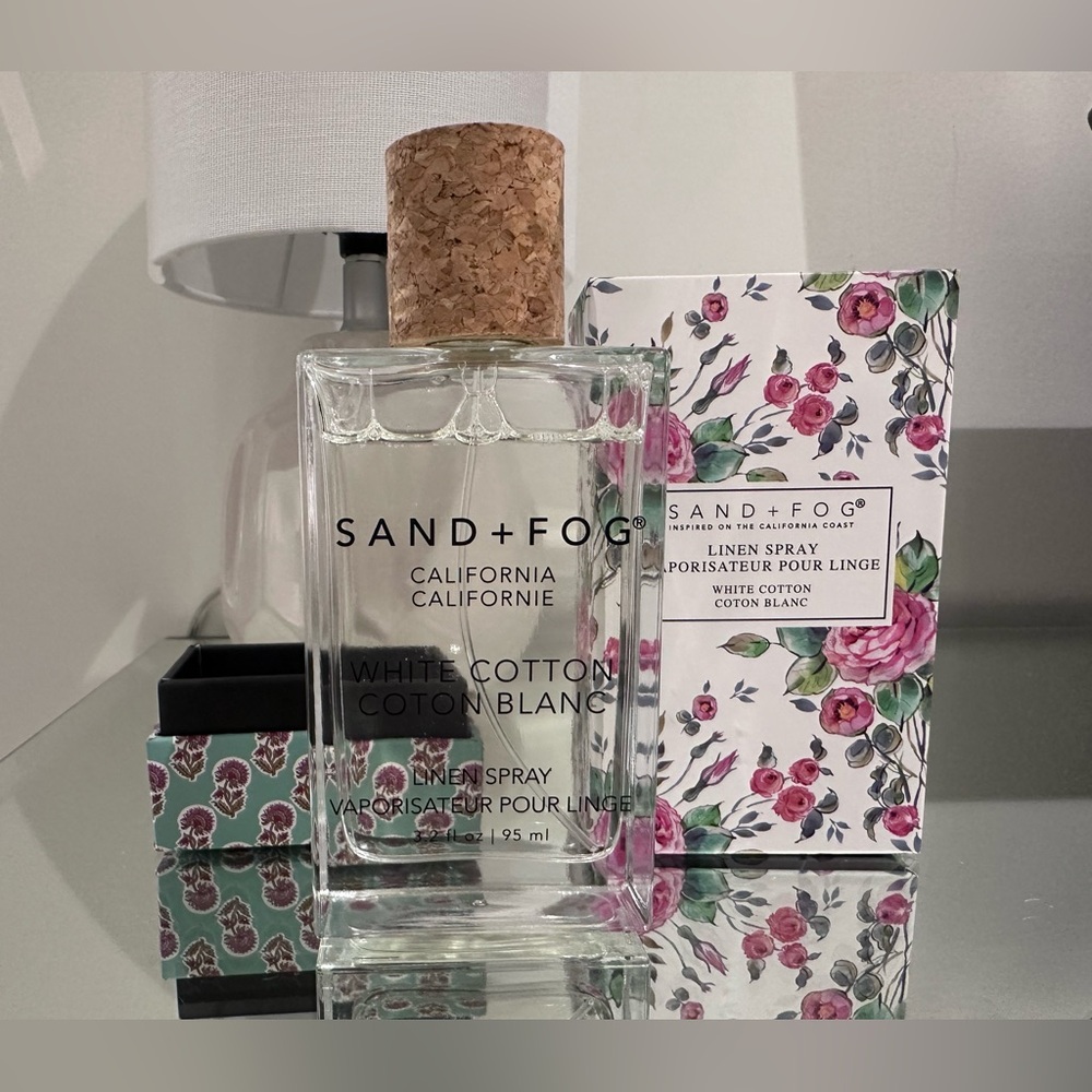 Sand + Fog White Cotton 95 ml Linen & Room Spray NWT